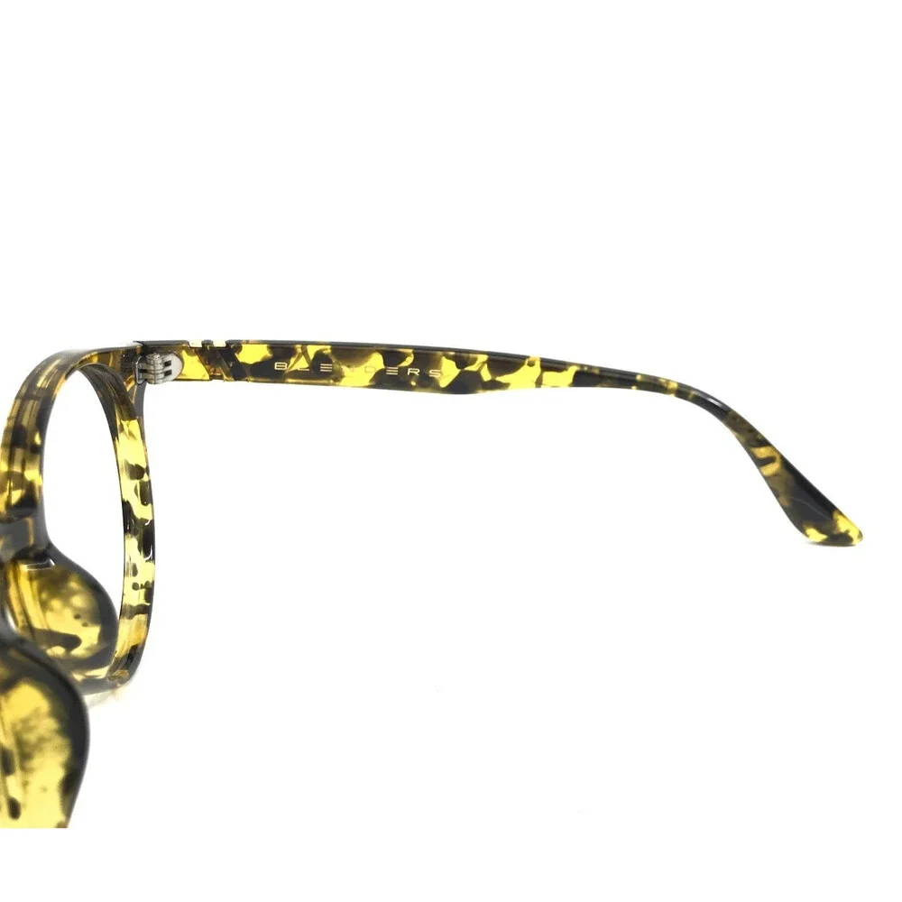 Blenders Eyeglasses Frames SLIM TIGER Yellow Tortoise Round Full Rim 50-23-145